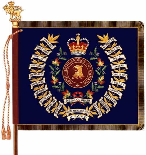 Regimental-Colour-with-Afghanistan-scroll-500x531-1