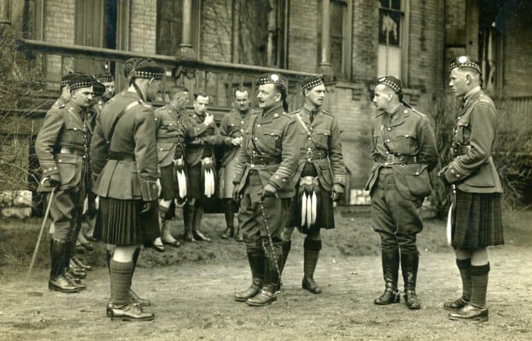 92nd Battalion Officers Riverdale Barracks 1915