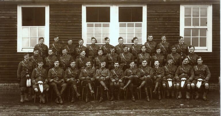 Battalion Officers. Witley camp. 1916