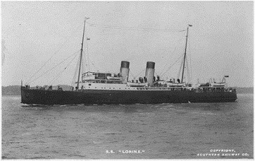 SS Lorina transported the 15th Bn from Le HavreTo Weymouth UK 20-24 March 1919