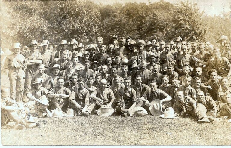 Training at Niagara camp may 1915