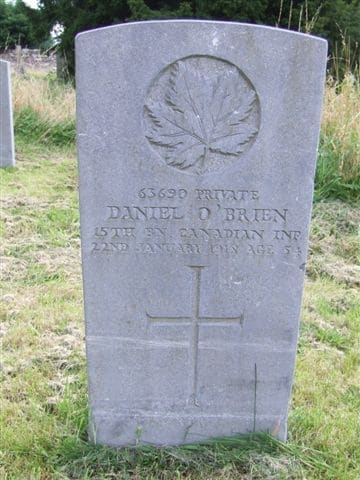 Tralee Military Cemetery - O'Brien