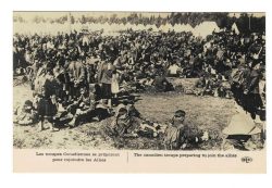 48th
arrives in Valcartier 13 Sept 1914.