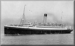RMS Megantic. White Star troopship that carried 1,647 troops of the Div Ammo Colmn, A Div Signals Co and the 15th Battalion. Departed 30 Sept and arrived at Plymouth 16 Oct 1914.