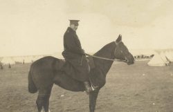 Lt
‘Jags’ Jago. Salisbury Plain West Down Camp South 16 Oct-17 Dec 1914