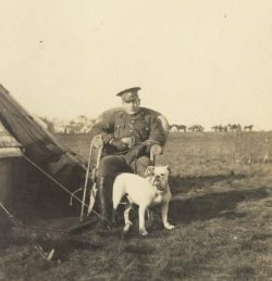 Lt
Jago and Jumbo. Salisbury Plain West Down Camp South 16 Oct-17 Dec 1914
