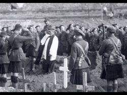 Burial of Lt Evan Ryrie July 1917.
