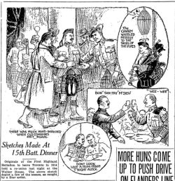 Illustration
from the Toronto Star 17 April 1918.