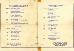 Cover of programme for Canadian Corps Championships Dominion Day 1918 . Bent collection