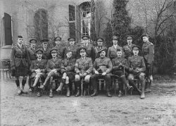 Sir Arthur Currie with Divisional and Brigade General
Officers. Location unknown. Nov 1918.