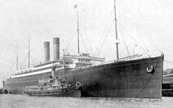 RMS Baltic. White Star liner that transported the 15th Bn from Liverpool to Halifax 29 Apr-7 May 1919.