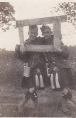 Unidentified 48th Highlanders cadets.
Location and date unknown