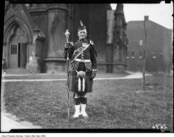 Drum-Major Kirkaldy, 48th Highlanders. - May 11, 1924 Drum-Major Kirkaldy, 48th Highlanders. - May 11, 1924