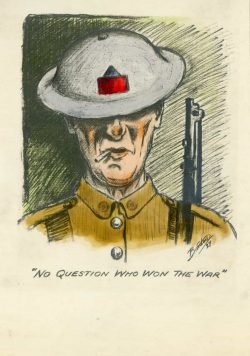 Sketch
by Lt Banton signed 1927.