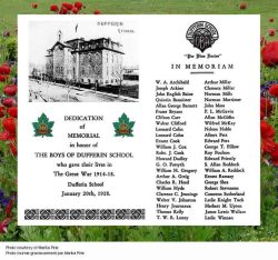 Dufferin
School, Ontario: Private H. Journeaux