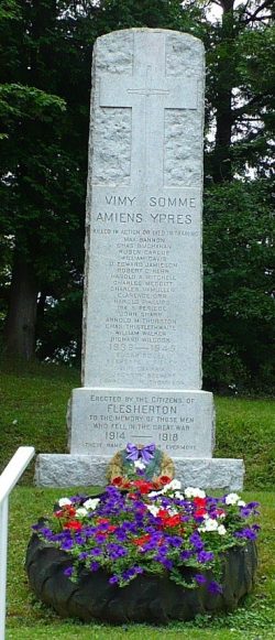 Flesherton, Ontario: Sergeant George Patton, Private Walter Gordon Ross