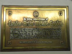 St
Andrew’s Presbyterian Church, Toronto, Ontario: Captain Brian Melville Loudon