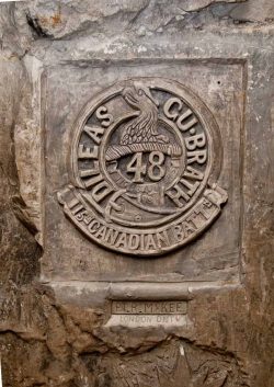 15th
Battalion cap badge carving by Private R. McKee