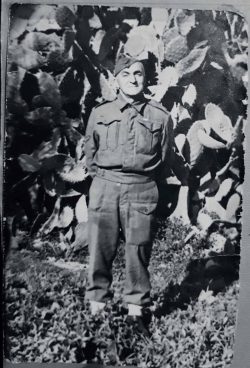 Corporal
(Private in WW1) WP Beckett in World War 2.