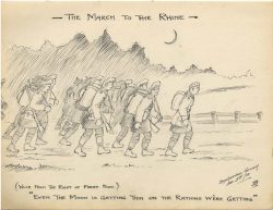‘The
march to the Rhine’
